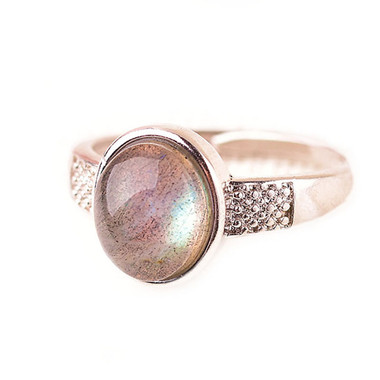 MOONSTONE RING - GREY MOONLIGHT TWO